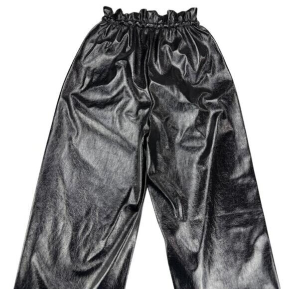 Aritzia Wilfred Jive Shiny Vegan Leather Pant Size XXS - Picture 7 of 7